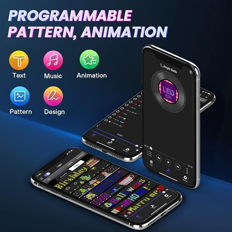 14" Programmable Pixel Panel with Preloaded Animations