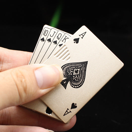 Poker Card Windproof Lighter