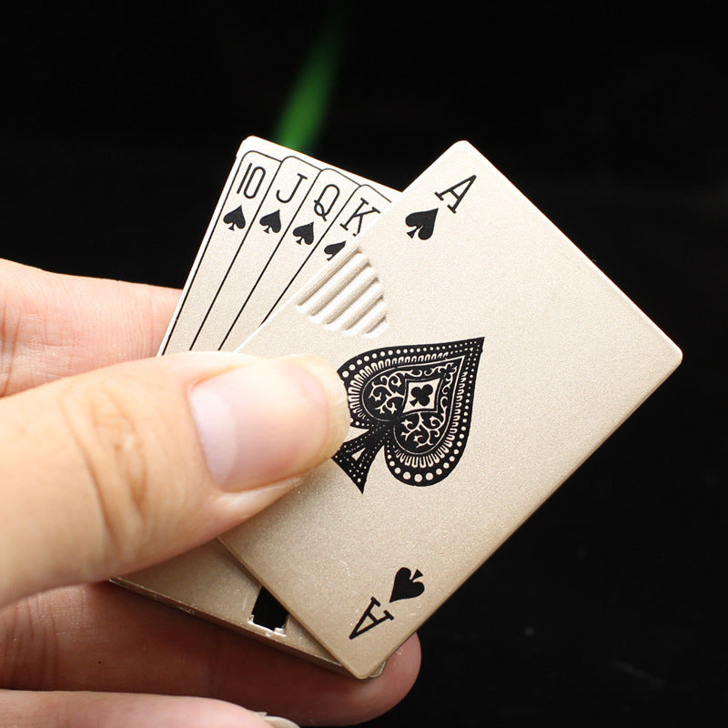 Poker Card Windproof Lighter