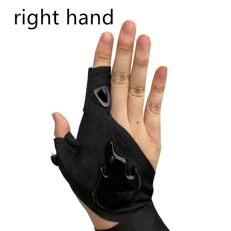LED Fishing Gloves - Rechargeable Light-Up Gloves