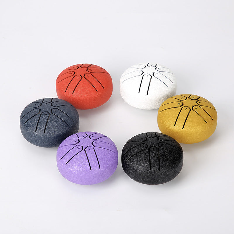 Hollow Steel Tongue Drum – Portable Percussion Instrument for Meditation & Music