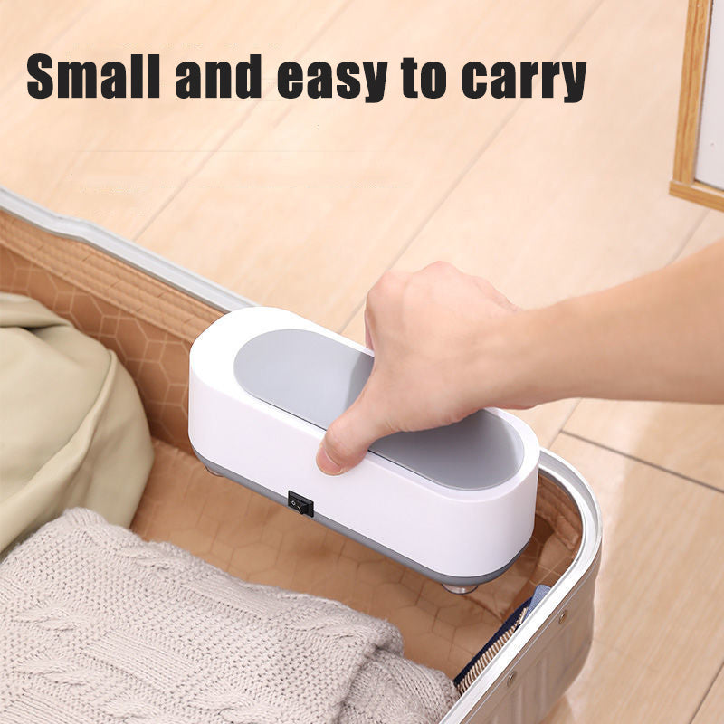 Ultrasonic Jewelry & Glasses Cleaner with High-Frequency Vibration