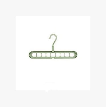 6-Piece Multi-Color Plastic Hangers Set