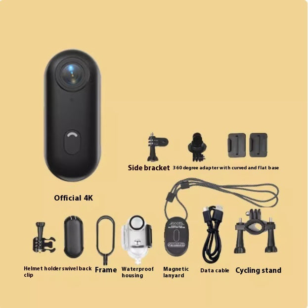 4K Action Camera Pro - Helmet & Bike Mount