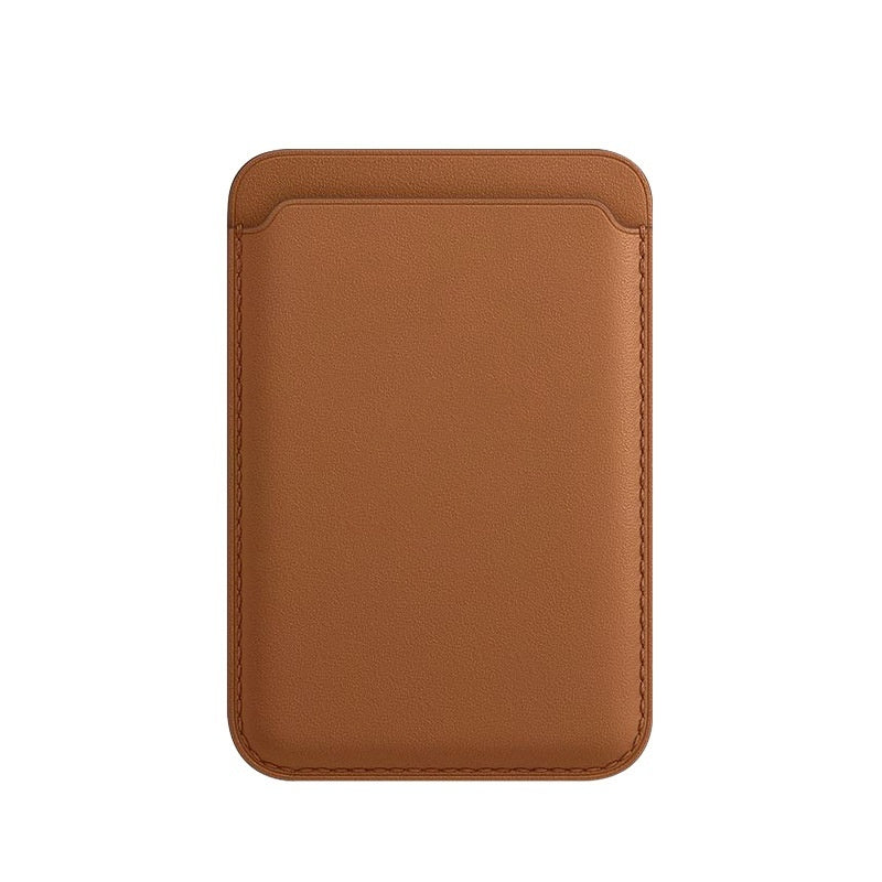 MagSafe Luxury Leather Card Holder Wallet Case for iPhone – Magnetic Stand & Card Storage