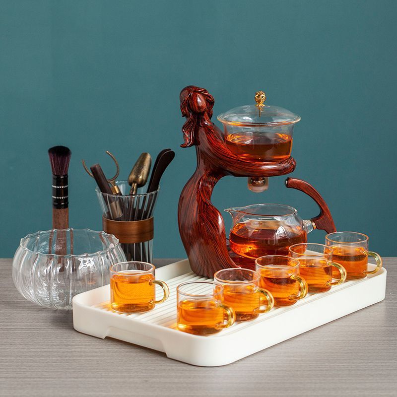 Glass Tea Set with Auto Infuser