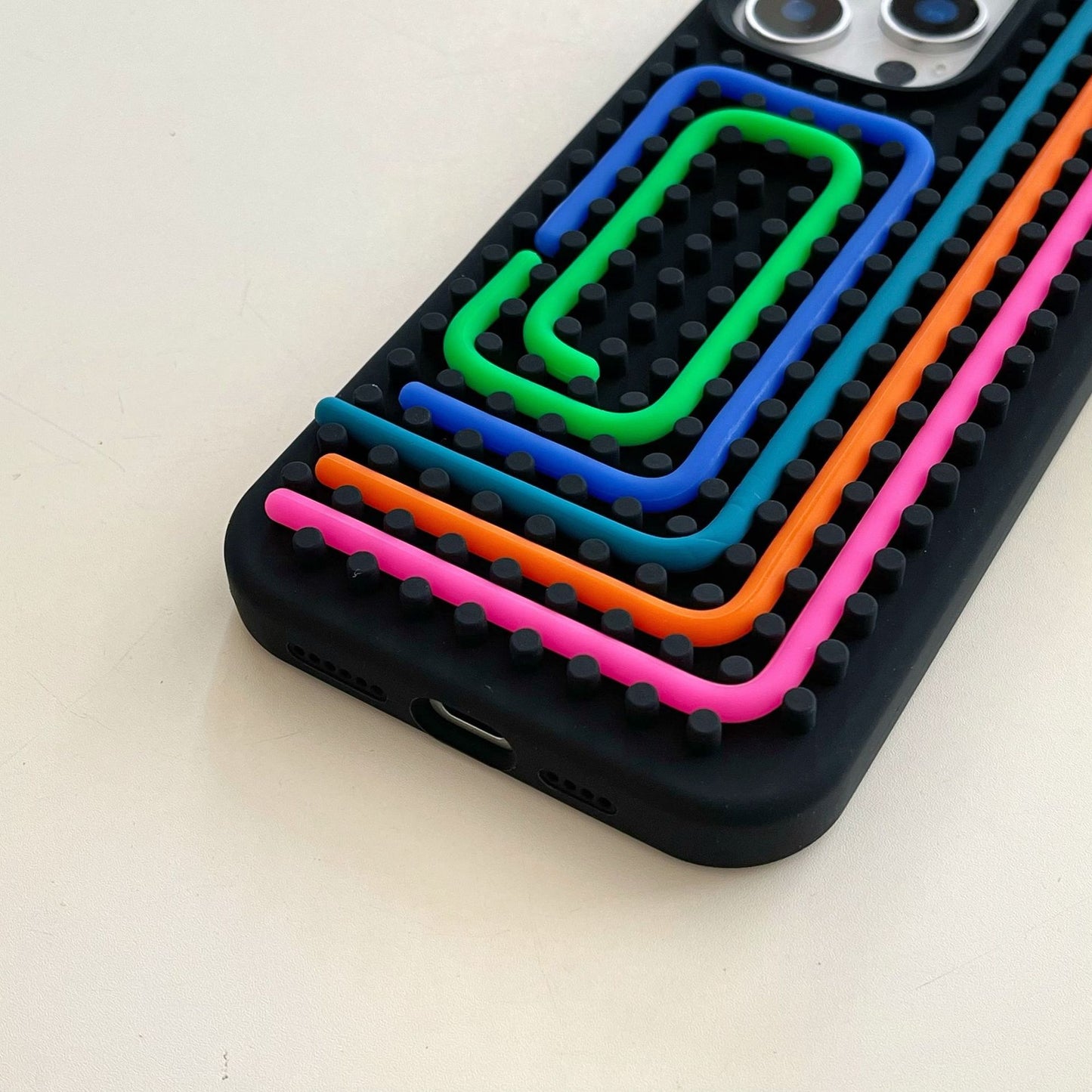 Striped Shield Phone Case