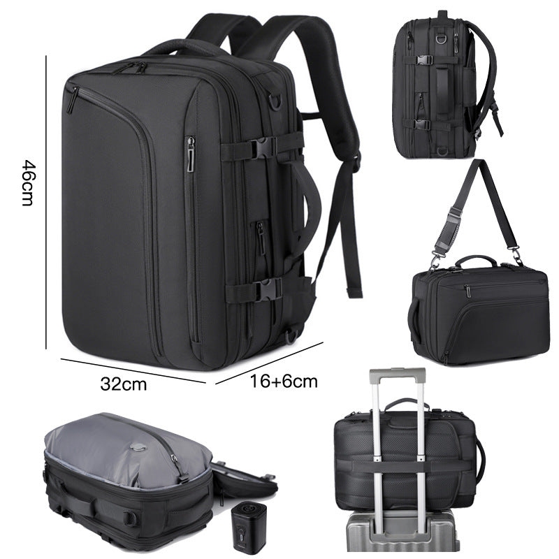 Vacuum Compression Backpack - Large Capacity, Waterproof