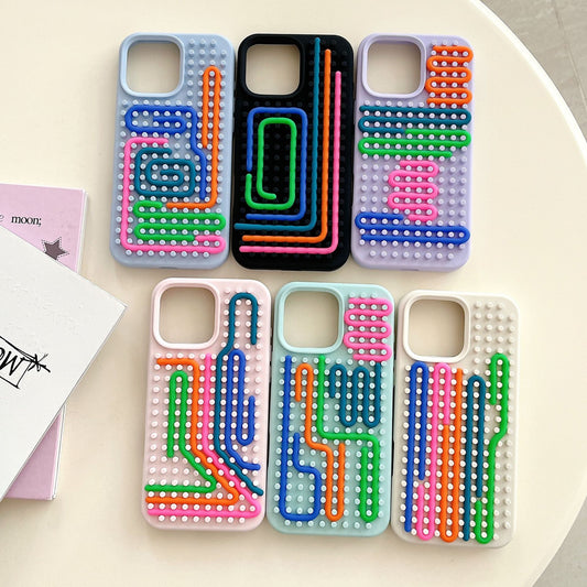 Striped Shield Phone Case