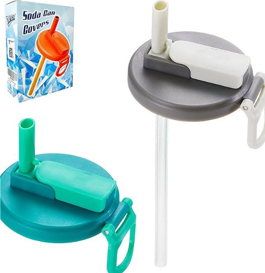 Smart Sip Straw Lid - Reusable Can Cover