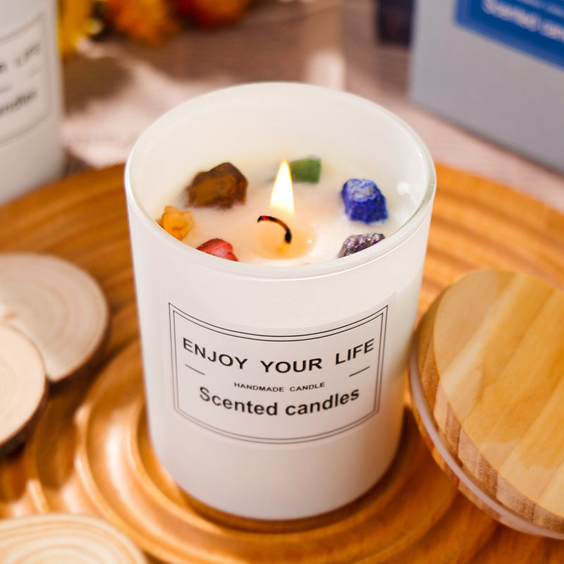 Crystal Aromatherapy Candle Gift Set