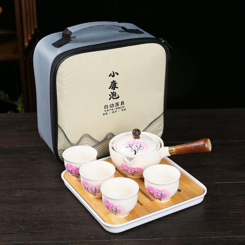 Kung Fu Tea Set Side Handle One Pot Four Cups