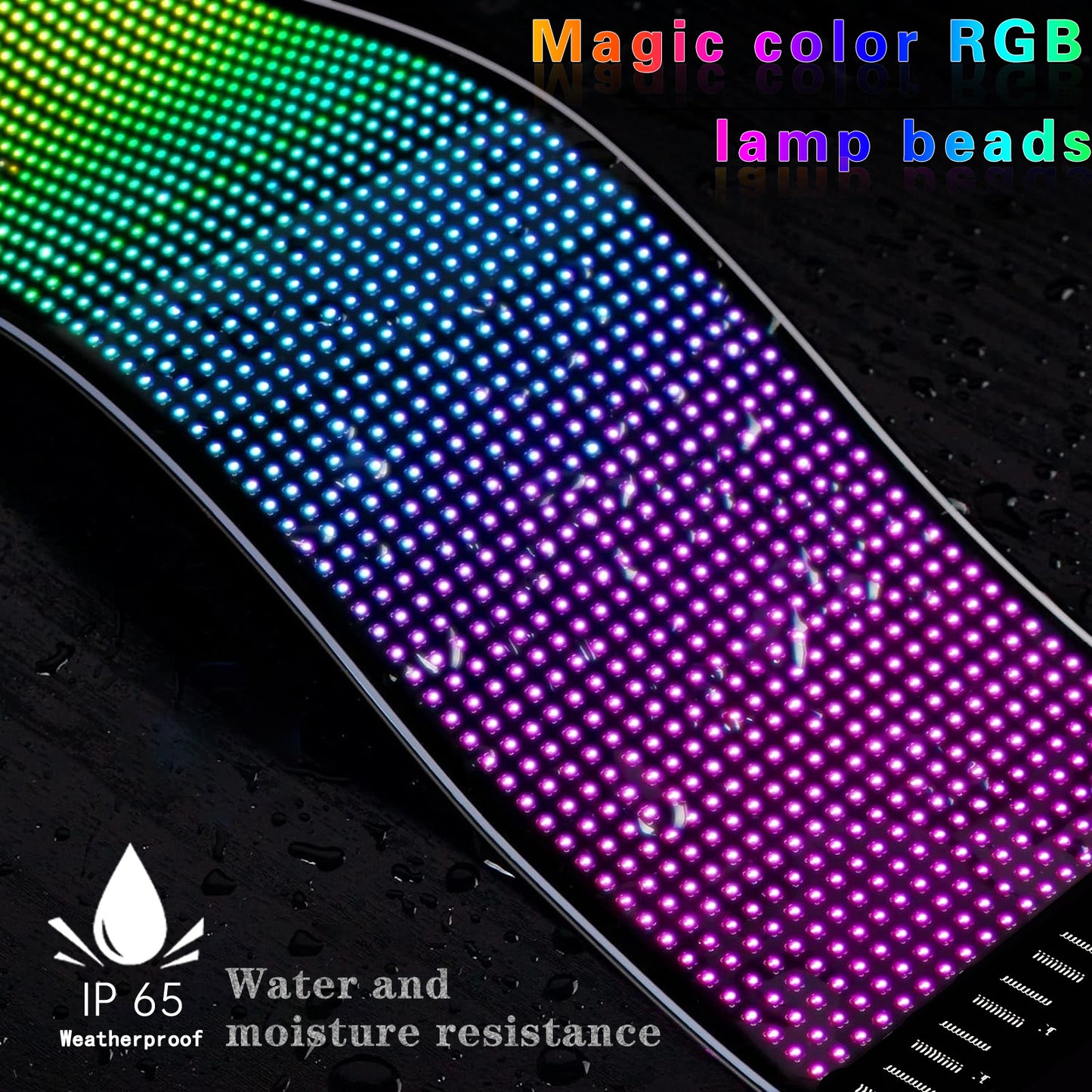 14" Programmable Pixel Panel with Preloaded Animations