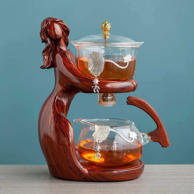 Glass Tea Set with Auto Infuser