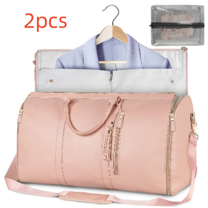 Women's Large-Capacity Travel Duffle Bag – Foldable, Waterproof & Multi-Functional