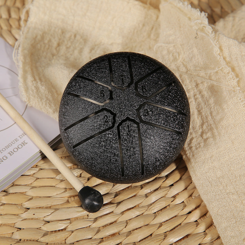 Hollow Steel Tongue Drum – Portable Percussion Instrument for Meditation & Music