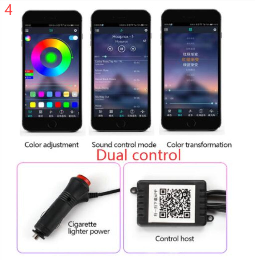 Smart Car LED Ambient Light Kit
