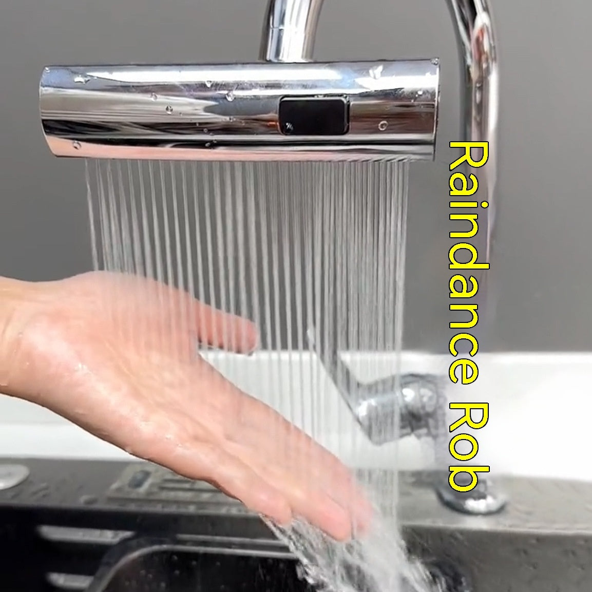 Multifunctional Kitchen Faucet with Waterfall & Rotating Nozzle