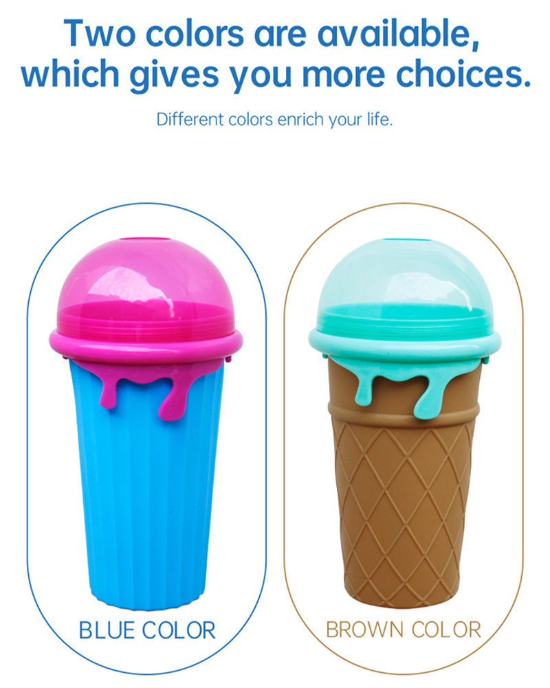 500ml Magic Slushy Cup – Quick-Freeze Smoothie & Ice Cream Maker