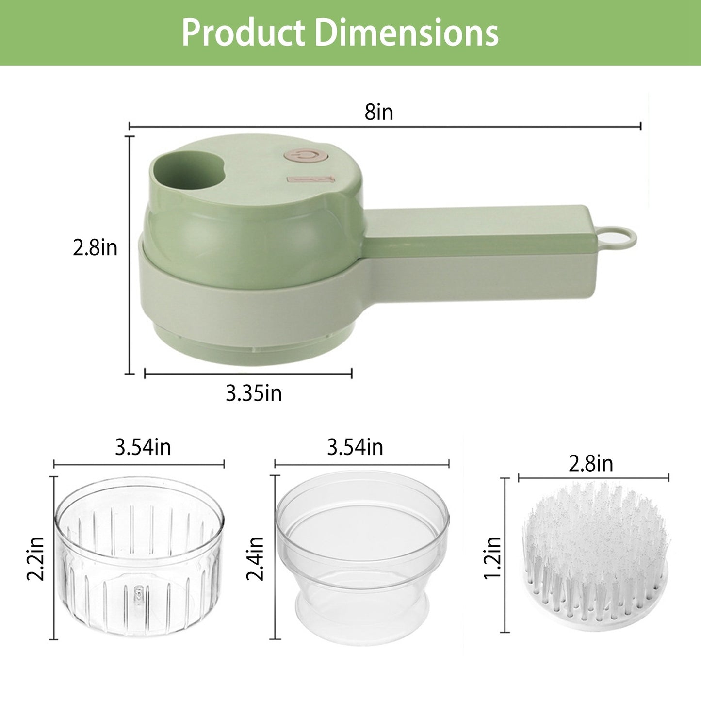 4-in-1 Electric Food Chopper