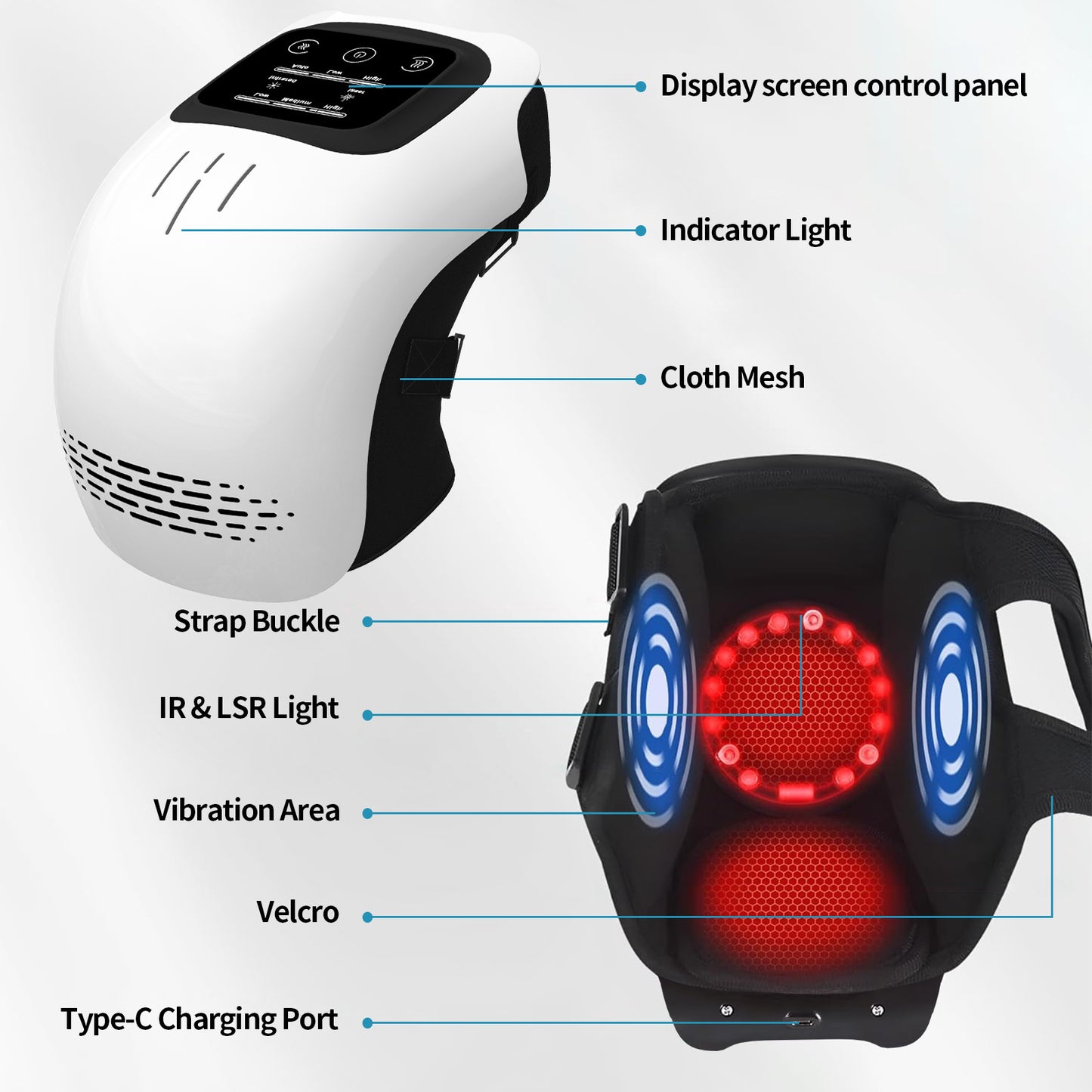 Intelligent Electric Knee Massager – Advanced Physiotherapy for Joint Relief