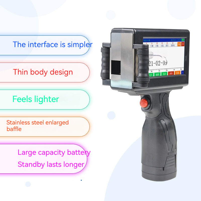 Smart Date Code Printer - Handheld Inkjet Machine