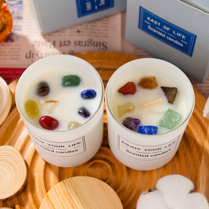 Crystal Aromatherapy Candle Gift Set