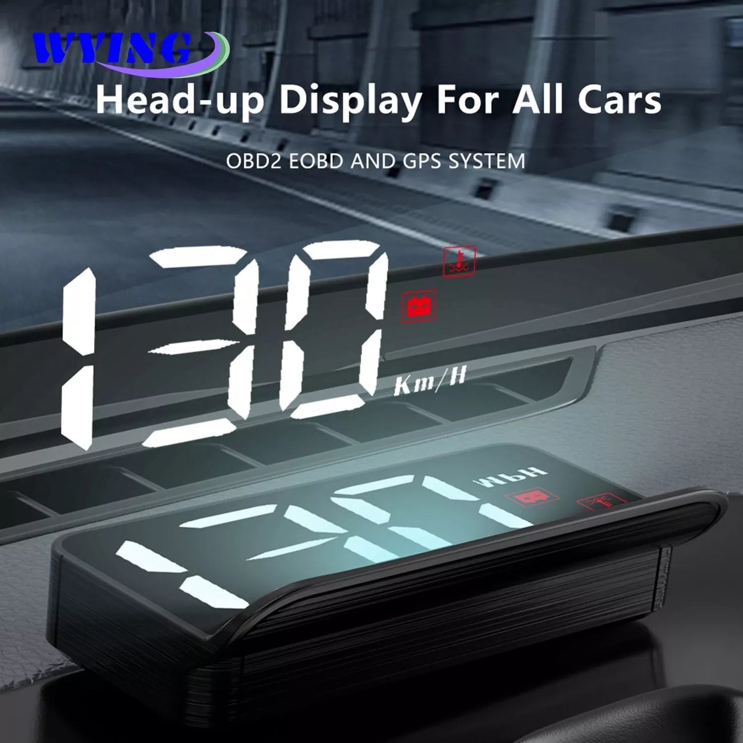 Smart Car HUD Display - GPS Speed Projector