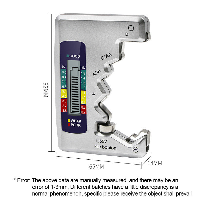 Smart Battery Tester - LCD Display