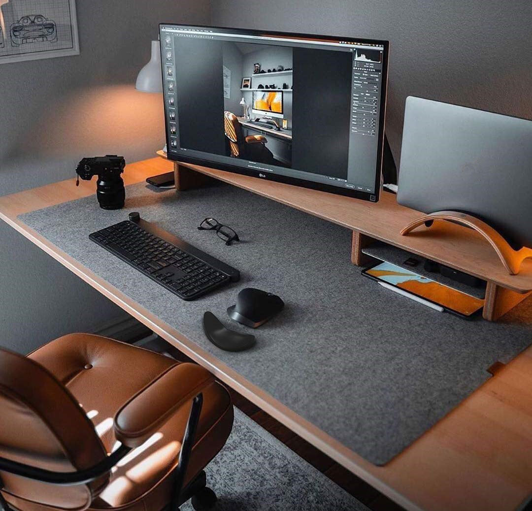 Ergonomic Silicone Mouse Wrist Rest Pad – Non-Slip Support for Office & Gaming
