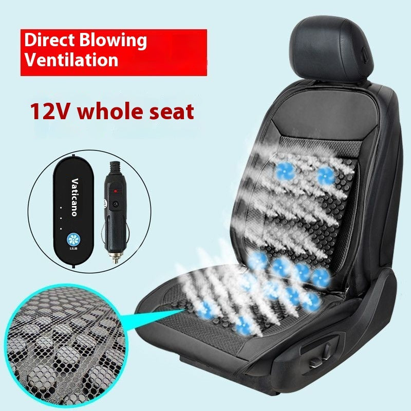 Summer Cooling Pad – Breathable Heat Dissipation Car Ventilation Cushion for Truck Backrest