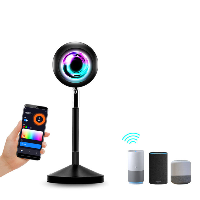 Sunset Projection Lamp – Ambient Night Light for Wall Décor